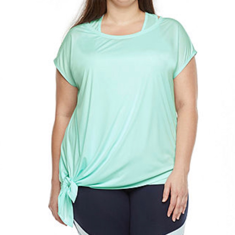 [Plus Size] Xersion Womens Round Neck Short Sleeve T-Shirt size 2X